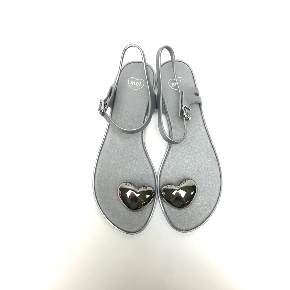 Melissa Special Silver Ankle Strap Sansal NIB